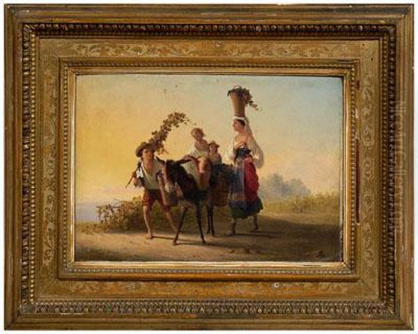 Roman Vintage Oil Painting by John Gadsby Chapman