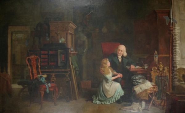 The Old Curiosity Shop Oil Painting by John Watkins Chapman