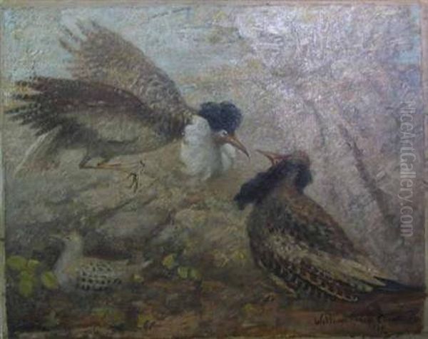 Ruffed Grouse Oil Painting by William Ernest Chapman