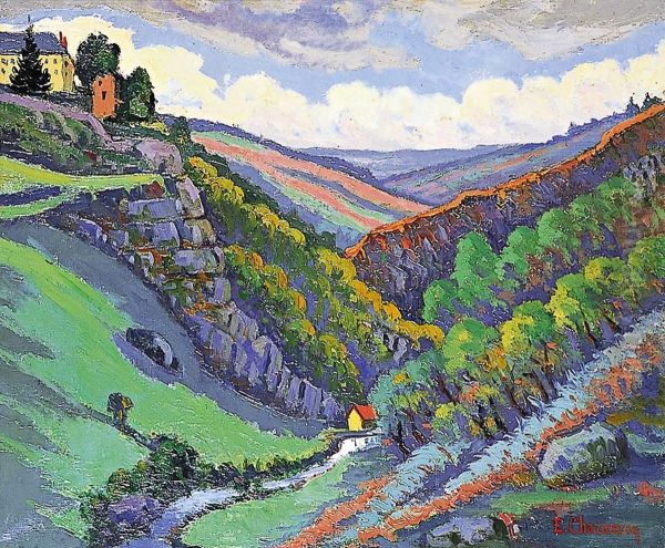 Vue De La Creuse Oil Painting by Emile Charasson