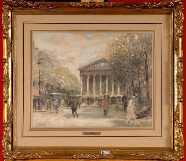 Coin De Paris Anime Oil Painting by Frantz Charlet