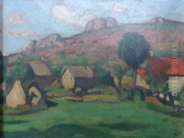  Paysage Du Morvan  Oil Painting by Louis Charlot