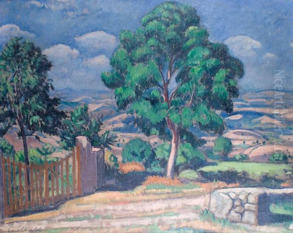 Vue Sur La Vallee by Louis Charlot