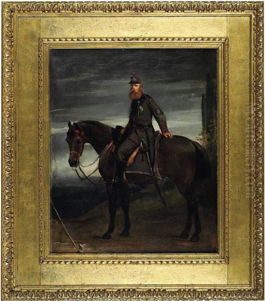 Portrait Of John Poyntz, 5th Earl Spencer (1835-1910) Oil Painting by John Charlton