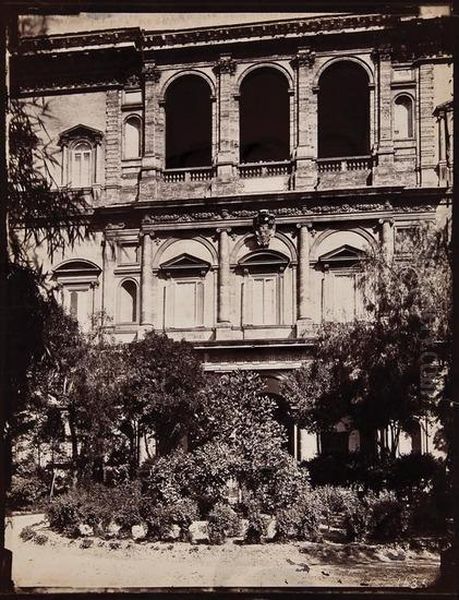 Palazzo Farnese Oil Painting by Gustavo Eugenio Chauffourier