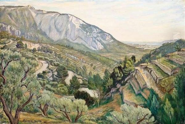 Summerylandscape Oil Painting by Georges Chenard-Huche