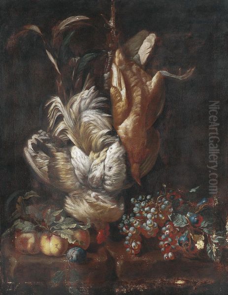 Hunting Still Life Oil Painting by (Jacopo Chimenti) Empoli