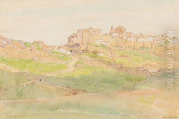 Ronda Oil Painting by Gerard Chowne