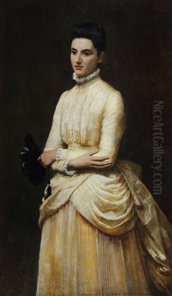 Portrait Of A Lady Oil Painting by James Elder Christie