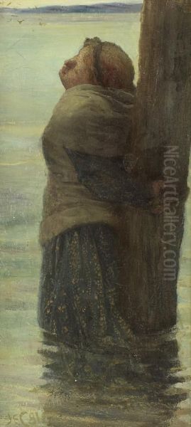 The Martyr Maiden Oil Painting by James Elder Christie