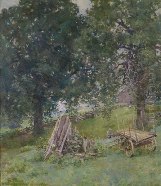 Summer Afternoon Oil Painting by Howard Chandler Christy