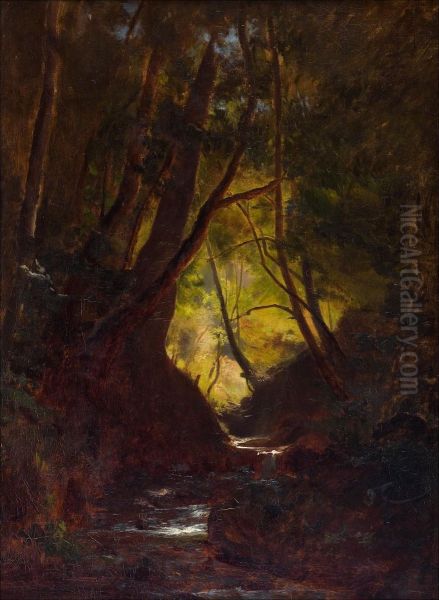 Metsanhamara. Oil Painting by Fanny Churberg