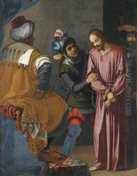 Christ Before Pilate Oil Painting by Agostino Ciampelli