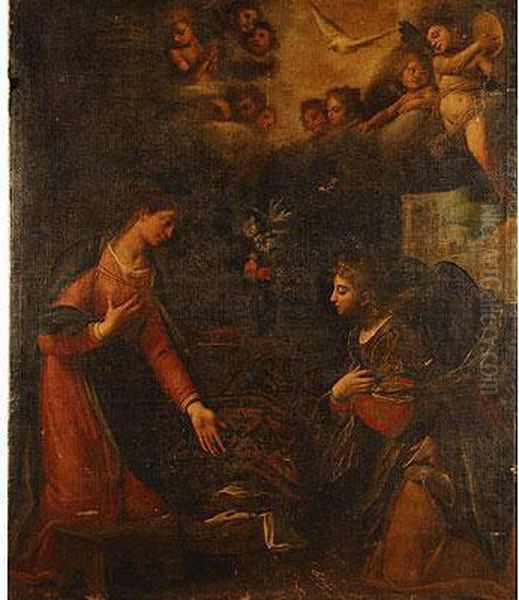 La Anunciacion Oil Painting by Agostino Ciampelli