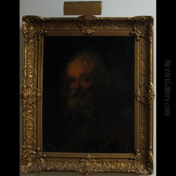 Portrait Of A Bearded Gentleman Oil Painting by F.A. Ciappa