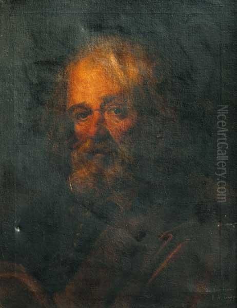 - Copia De Rembrandt Oil Painting by F.A. Ciappa