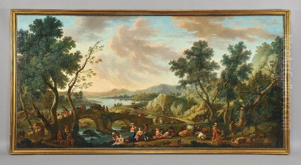 Paesaggio Oil Painting by Giambettino, Giov. Cignaroli B