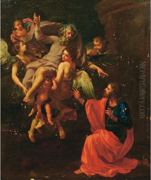 Ascensione Di San Giuseppe Oil Painting by Giambettino, Giov. Cignaroli B