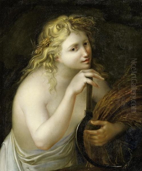 Ceres Oil Painting by Giovanni Batista Cipriani