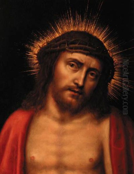 Ecce Homo Oil Painting by Pieter Ii Claeissins