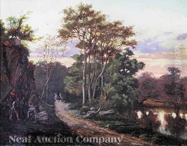 The Ambush Oil Painting by Richard Clague