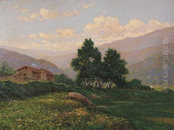 Paesaggio Oil Painting by Luigi Clara