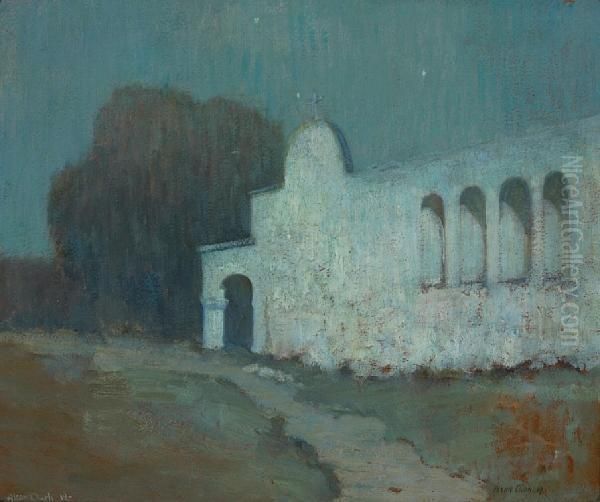 Moonlight, Capistrano Oil Painting by Alson Skinner Clark