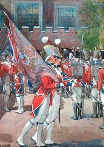 Kings Guard, St. James Oil Painting by Christopher Clark