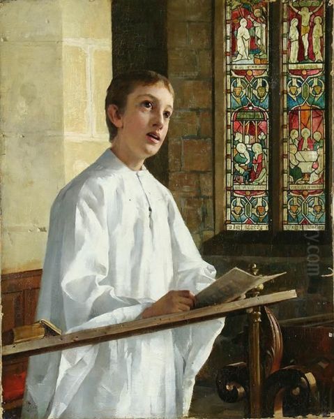 Choir Boy Oil Painting by Joseph Clark