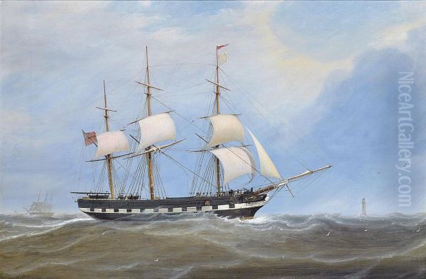 The 
Eliza Stewart Oil Painting by William Clark Of Greenock