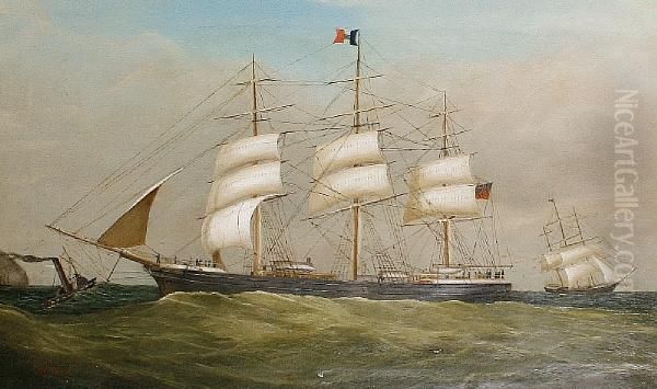 The Timaru Oil Painting by William Clark Of Greenock