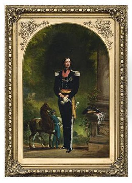 Portrait Of His Excellency Sir Henry Barkly, Govenor Of Victoria Oil Painting by Thomas Clark