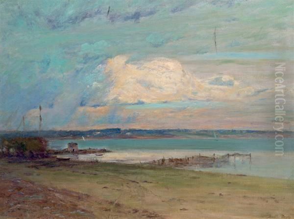 Coast Of Connecticut Oil Painting by Walter Clark