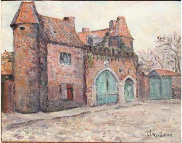 Ancien Couvent Des Templiers Oil Painting by Adolphe Clary-Baroux