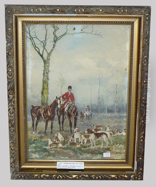 Chasse A Courre Oil Painting by Alexander Clarys