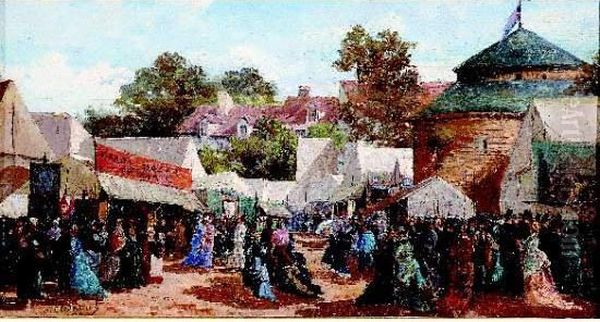 Marche Anime En Touraine Oil Painting by Samuel Marie Cledat De Lavignerie