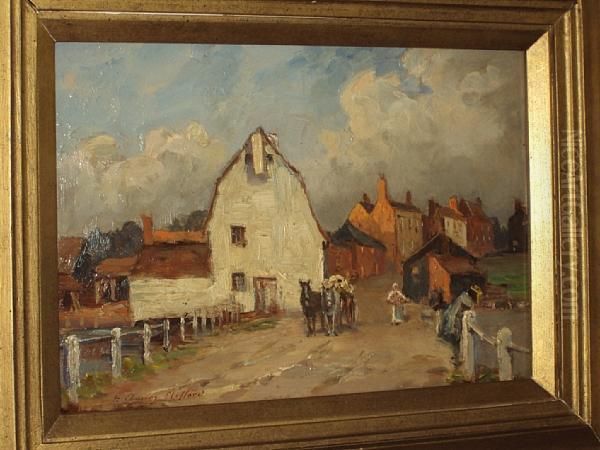 The White Mill, St. Osyth, Essex Oil Painting by Henry Charles Clifford