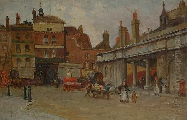 Smithfield Oil Painting by Henry Charles Clifford