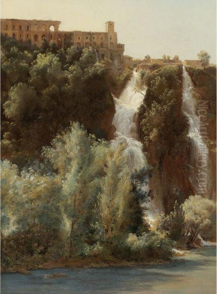 View Of Tivoli Oil Painting by Gilles Francois Closson