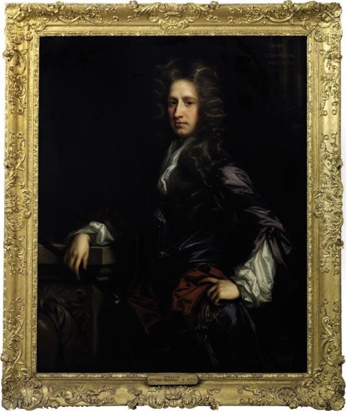 Portrait Of William Keith, 8th Earl Marischal (c. 1664-1712) Oil Painting by Johann Closterman