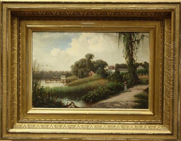 Florida Landscape Oil Painting by George Lafayette Clough