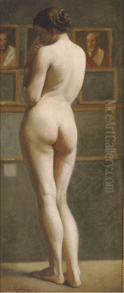 Une Femme Nue Oil Painting by Alfred Jean Andre Cluysenaar