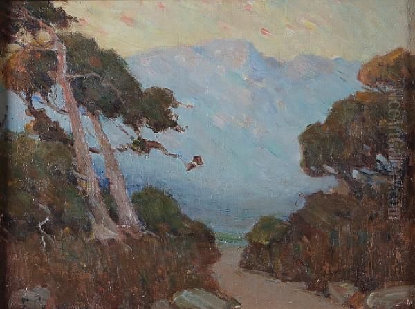 San Bernadino Mountain Oil Painting by Frank Coburn