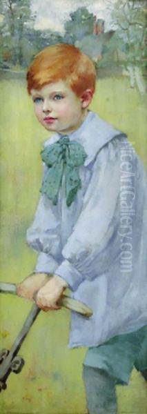 Portrait Of Meredith Frampton Oil Painting by Christabel Annie Cockerell