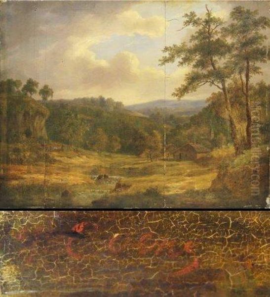 Paysage. Oil Painting by Jean-Baptiste Coene