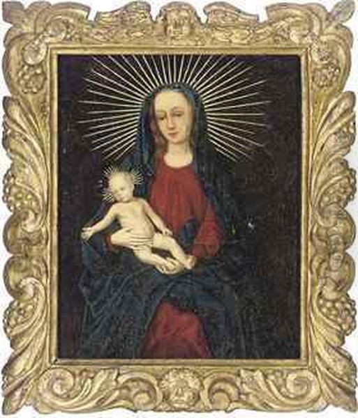 The Virgin And Child Oil Painting by Marcellus Coffermans