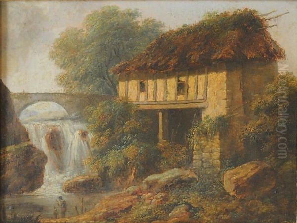 Le Moulin Oil Painting by Leon Cogniet