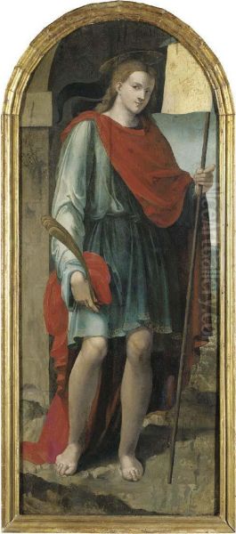 Saint Venantius Oil Painting by Dell'Amatrice Cola