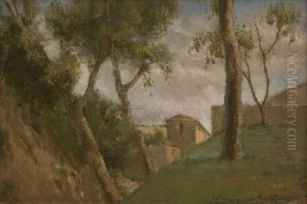 Scorcio Di Paese Oil Painting by Domenico Colao