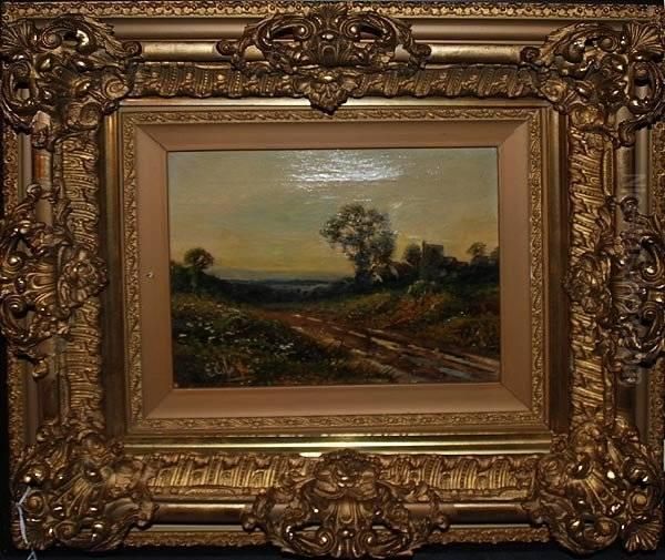 Landscape Oil Painting by Edwin F. Cole